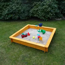 Promadino Sandkasten Tessa mit Abdeckung groß (356/71)