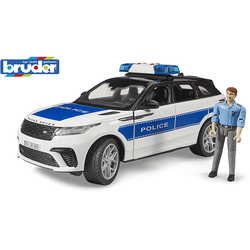 BRUDER 02890 Range Rover Velar Polizeifahrzeug mit Polizist Spielzeugauto Mehrfarbig