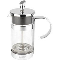 Leopold Vienna Luxe Kaffee & Teebereiter 2 Tassen transparent/silber