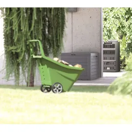 Prosperplast Boardebox Gartenbox Kissenbox Gartentruhe Verschließbar 290 Liter Anthrazit - Grau