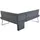 K+W Komfort & Wohnen Eckbank 86x60 cm Flachgewebe Q2 2250 langer Schenkel rechts oder links