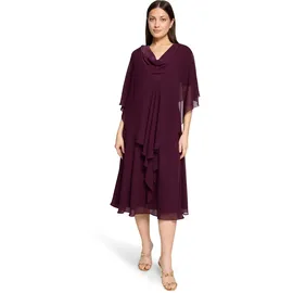 Vera Mont Chiffonstola mit Volant", in Strong aubergine), | Gr.: L