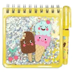 MOSES. VERLAG 26237 Be happy Notizset Funny Glitter, sortiert