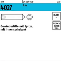 Industrial Quality Supplies ISO 4027 Gewindestifte mit Spitze &