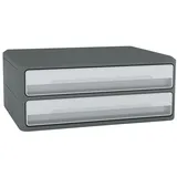 CEP Schubladenbox MoovUp lichtgrau 1090116361, DIN A4 quer mit 2 Schubladen, 1 St.