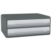 CEP Schubladenbox MoovUp lichtgrau 1090116361, DIN A4 quer mit 2 Schubladen, 1 St.