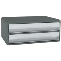 CEP Schubladenbox MoovUp lichtgrau 1090116361, DIN A4 quer mit 2 Schubladen, 1 St.