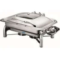 Saro Induktion Chafing Dish mit selbstschließendem Deckel, 1/1 GN