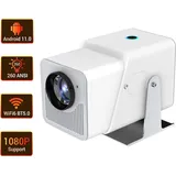 ZELURXX Beamer, konfiguriert mit mehreren Schnittstellen, MINI Tragbar, Geeignet für mehrere Szenarien, 17,2 x 10,9 x 10 cm - Weiß