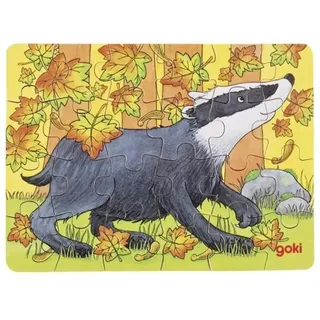 GoKi Minipuzzle Waldtiere 24 Teile)