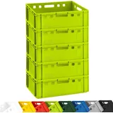 Buri Fleischkiste E2 60 x 40 x 20 cm 5-tlg. hellgrün