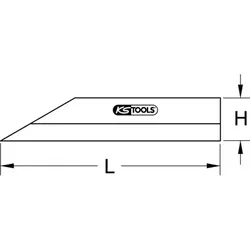 Präzisions-Haarlineal, 125mm