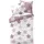 Traumschlaf Biber Sterne Lila 200 x 200 cm + 2 x 80 x 80 cm