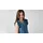 Levi's Jeanskleid LEVI'S KIDS "LVG FLUTTER SLEEVE BUTTON UP D", Mädchen, Gr. 10 (140), N-Gr, dance around, Denim/Jeans, Obermaterial: 100% Baumwolle, unifarben, körpernah knielang, Rundhals, Kleider, for Girls, mit kurzer Knopfleiste