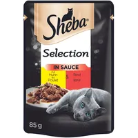 Sheba Selection in Sauce mit Huhn und Rind 28