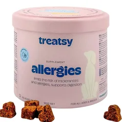 Treatsy Nahrungsergänzungsmittel – Allergien für Hunde Bonbons 180 g