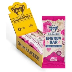 CHIMPANZEE Energie Riegel Apple & Ginger 55g | 15 Riegel Box