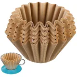 Tassenkorb Kaffeefilter | 50 Stück Kaffeefilter in Kuchenform, einzelnes Servierpapier - Tassenkaffeefilter für Brauer Single Serve 1.0 und 4.0, passt zu allen wiederverwendbaren Kaffeepa