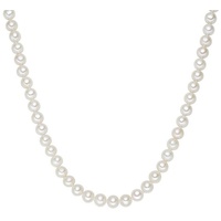 Valero Pearls Perlenkette silber (kein Set), aus Süßwasser-Zuchtperlen 40 cm + 5 cm