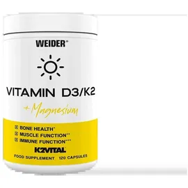 Weider Vitamin D3/K2 Kapseln 120 St.