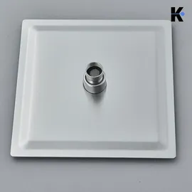 klarwerk LANA | Premium Regendusche Set Silber gebürstet Edelstahl | Design Duscharmatur Duschsystem | Mischbatterie Dusche komplett mit Handbrause