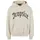 dropsize Heavy Oversize Puffer Print Hoodie - Beige