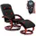 MCW Relaxsessel Pescatori II Kunstleder 66 x 98 x 89 cm schwarz mit Hocker und Massagefunktion