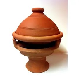 Marrakesch Orient & Mediterran Interior Tajine Topf-Set 2-tlg. Dampfgartopf + Kochbuch