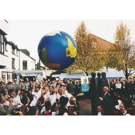 Togu Erdball mit Kontinentaufdruck,