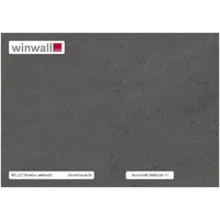 winwall Duschrückwand Duschrückwände ALU-Verbundplatte Dekor: Struktur Anthrazit, (1-tlg), Wandverkleidung aus Alu schwarz 19 cm x 27 cm