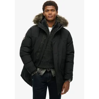 Superdry Everest Faux Fur Jacke Jet Black L