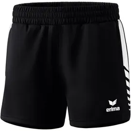 Erima Six Wings Worker Shorts Damen schwarz/weiß 42