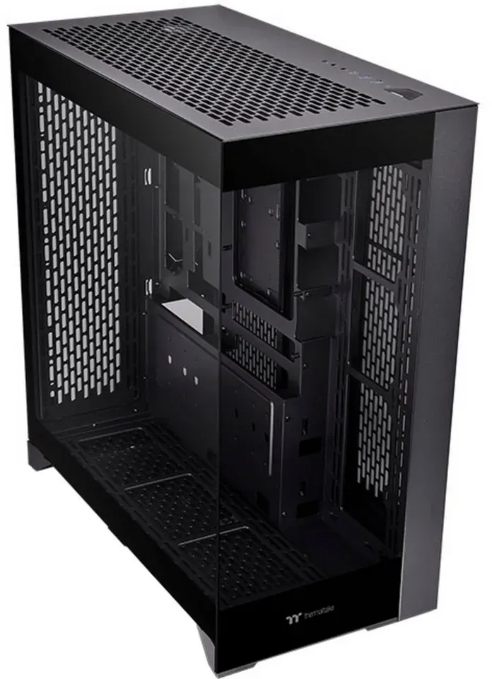 Thermaltake PC-Gehäuse Thermaltake CTE E660 MX, Tower-Gehäuse, (Tempered schwarz