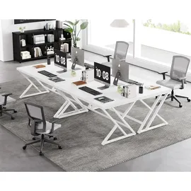 luxuskollektion Schreibtisch Industrie Design 140 x 60 cm Weiß
