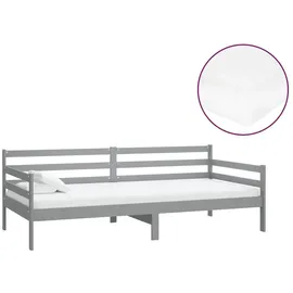 vidaXL Tagesbett 90 x 200 cm grau