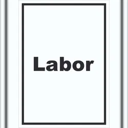 HB-Druck Labor Schild mit Text untersuchen forschen hochkant A6 (105x148mm)