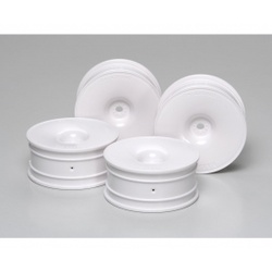 1:10 Dish-Felgen 24mm weiss (4) Offset+2