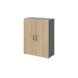 Röhr-Bush röhr Aktenschrank direct.office, 859H331000 hickory, anthrazit 2 Fachböden 80,0 x 33,5 x 107,2 cm