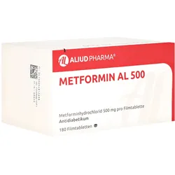 Metformin AL 500 Filmtabletten 180 St