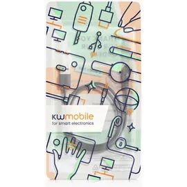 kwmobile USB C Ladekabel kompatibel mit Huami Amazfit Falcon - Kabel Charger - Smart Watch Typ C Ersatzkabel - Fitnesstracker Aufladekabel
