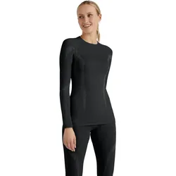 Falke Funktionsunterwäsche Langarmshirt Wool-Tech (hervorragendes Feuchtigkeitsmanagement) schwarz Damen