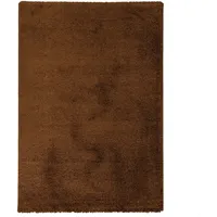 Pergamon Hochflor Langflor Teppich Aloha Braun 60x110cm