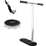 In Do The Trick Scooter Indo 670 Trick Scooter - Trampoline Scooter - Practice Pro Scooter Tricks - Indoors Outdoors Tramp Scooter - Perfect Stunt Scooter for Adults Teens and Kids 9 Years Up Professionals and Beginners