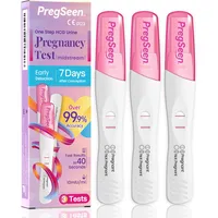 Accufast Schwangerschaftstest 3 Stück – 10 mIU/ml Schwangerschaftstest Frühtest | ultraempfindlicher Erkennen Sie eine Schwangerschaft 7 Tage nach der Empfängnis | Ergebnisse in 40 Sekunden