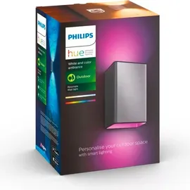 Philips Resonate Outdoor Wandleuchte silber