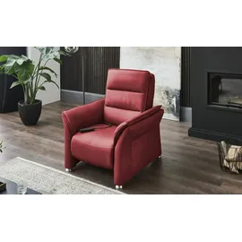 Hukla Sessel Corina Leder 92 x 112 x 90 cm Rot elektrisch