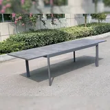 Gravidus NEREA Ausziehtisch 200 x 100 x 75 cm Grau