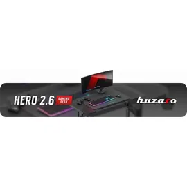 huzaro Schreibtisch Hero 2.6 Schwarz