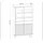 ax living Vitrine Santarco W2D 106 x 0 x 183 cm Braun