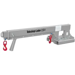 BAUER Südlohn Teleskop-Lader für Stapler KTH 2,5, Mausgrau